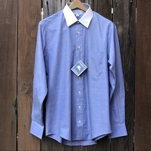 NWT VINTAGE BURBERRY LONDON BUTTON DOWN  16 - 35